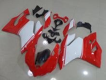 Red and White Fairing Kit for a 2011, 2012, 2013 & 2014 Ducati 1199 motorcycle at KingsMotorcycleFairings.com