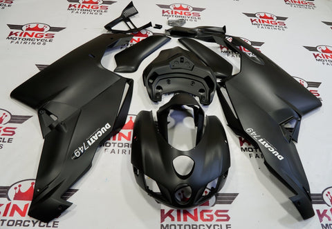 Ducati 749 Fairings (2005-2006) Matte Black at KingsMotorcycleFairings.com