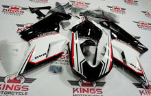 Ducati 848 (2007-2014) Black, White & Red Tricolor Fairings at KingsMotorcycleFairings.com