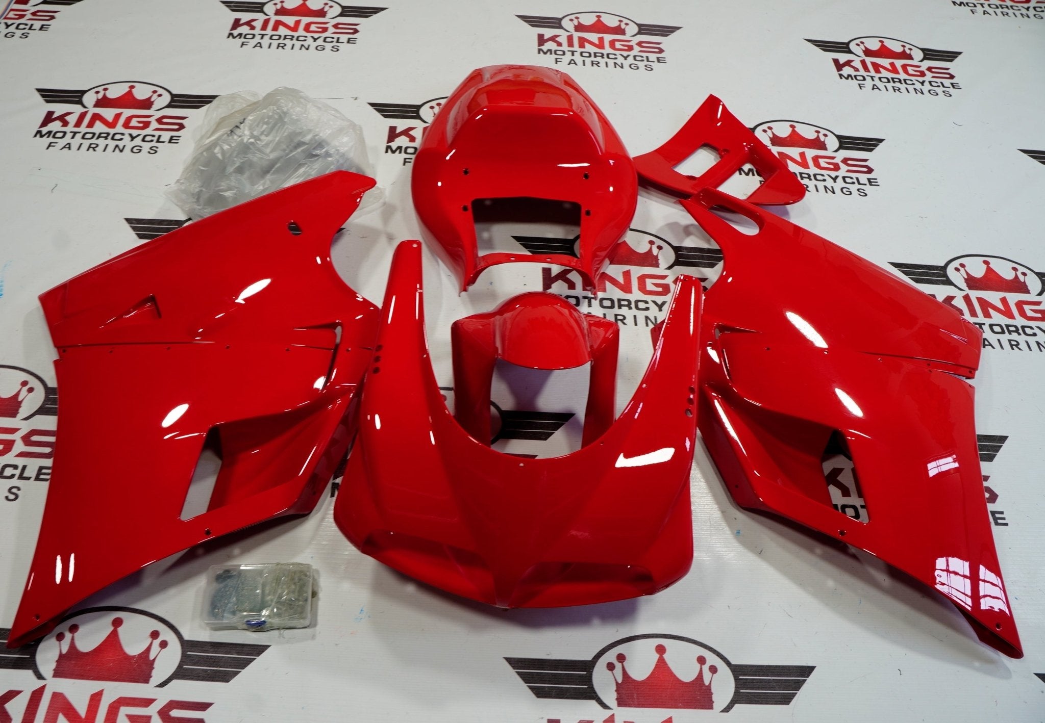 Ducati 996 (1998-2002) All Red Fairings at KingsMotorcycleFairings.com