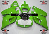 Ducati 998 Fairing Kit (2002-2003) White, Green at KingsMotorcycleFairings.com