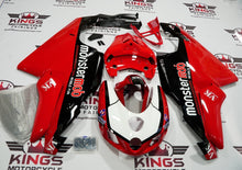 Ducati 999 Fairings (2005-2006) Red, Black, White MonsterMob at KingsMotorcycleFairings.com