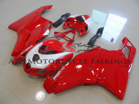 Ducati 999 Fairings (2005-2006) Red, White at KingsMotorcycleFairings.com