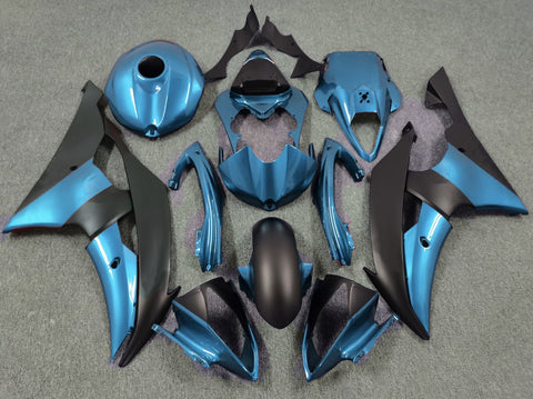 Yamaha YZF-R6 (2008-2016) Blue & Matte Black Fairings