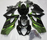 Suzuki GSXR1000 (2007-2008) Green & Black Fairings