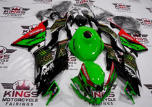 Kawasaki Ninja ZX6R 636 (2019-2023) Black, Green, Yellow, Red Fairings at KingsMotorcycleFairings.com
