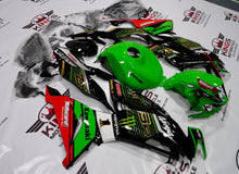 Kawasaki Ninja ZX6R 636 (2019-2023) Black, Green, Yellow, Red Fairings at KingsMotorcycleFairings.com