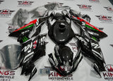 Fairing kit for a Kawasaki Ninja ZX6R 636 (2019-2023) Faux Carbon Fiber, Red & Green