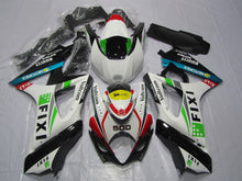 White Fixi Fairing Kit for a 2007 & 2008 Suzuki GSX-R1000 motorcycle