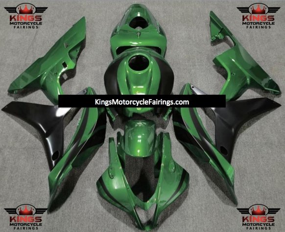 Honda CBR600RR (2007-2008) Green & Black OEM Style Fairings