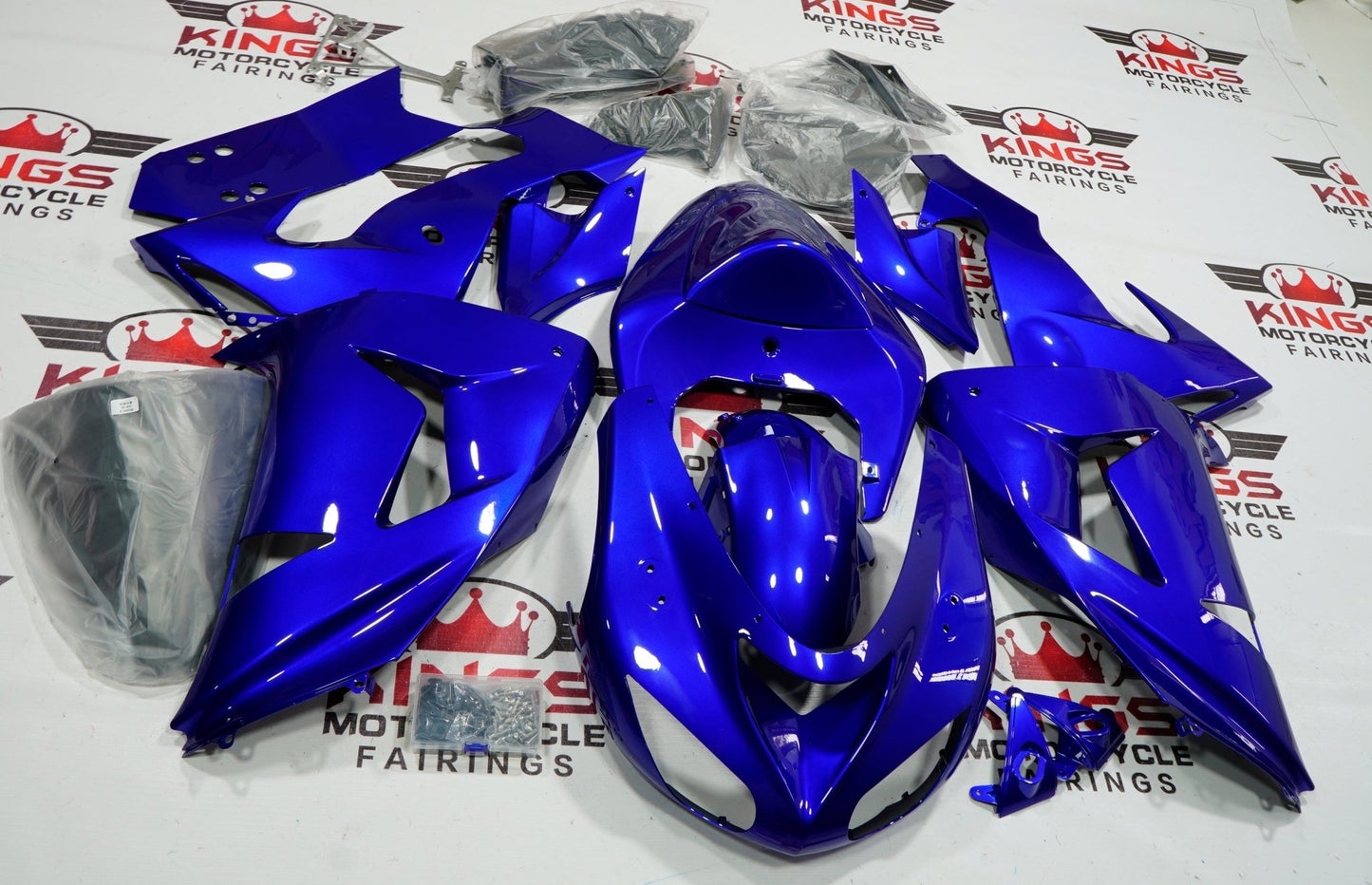 Fairing Kit For A Kawasaki ZX10R (2006-2007) Blue - KingsMotorcycleFairings.com