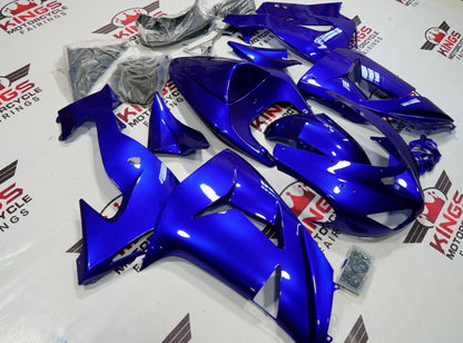 Fairing Kit For A Kawasaki ZX10R (2006-2007) Blue - KingsMotorcycleFairings.com
