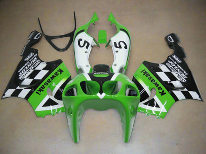 Fairing Kit for Kawasaki ZX-7R (1996-2002) Green, Black & White