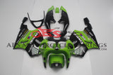 Green and Black Monster Elf fairing kit for Kawasaki ZX-7R 1996, 1997, 1998, 1999, 2000, 2001, 2002 motorcycles.