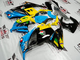 Fairing Kit for a KAWASAKI NINJA 300 (2013-2017) Blue, Black & Yellow Shark at KingsMotorcycleFairings.com