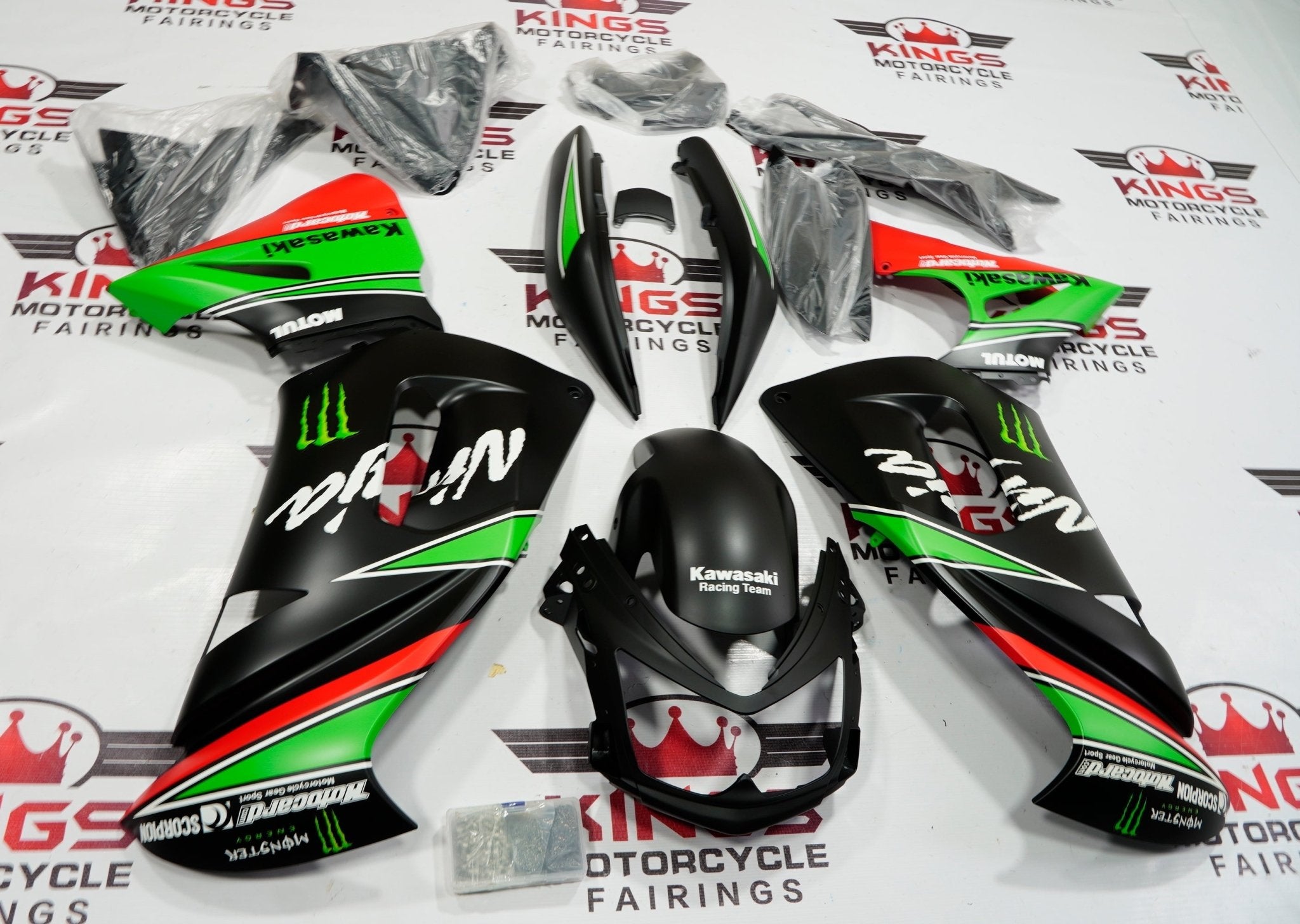 2008 ninja 650r fairings on sale