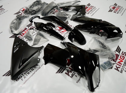 Fairing Kit for a Kawasaki Ninja 650R (2009-2011) Black at KingsMotorcycleFairings.com