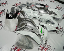 Fairing Kit for a Kawasaki Ninja ZX10R (2016-2020) Pearl White, Silver, Black & Green at KingsMotorcycleFairings.com