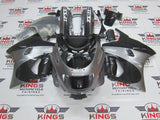Fairing Kit for a Kawasaki ZX-11 / ZZR1100 D Model (1993-2001) Black & Gray at KingsMotorcycleFairings.com