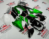 Fairing Kit for a (2010-2013) Kawasaki Z1000 Gloss Black & Green - KingsMotorcycleFairings.com