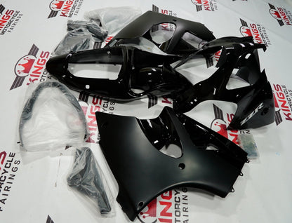 Fairing Kit for Kawasaki ZZR600 (2005-2008) Black, Matte Black, Silver at KingsMotorcycleFairings.com