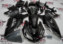 Fairings for Kawasaki Ninja ZX14R (2012-2024) Matte Black KingsMotorcycleFairings.com