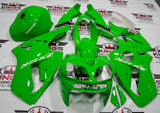 Fairing kit for a KAWASAKI NINJA ZX12R (2002-2006) Lime Green & White at KingsMotorcycleFairings.com