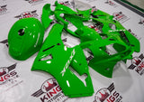 Fairing kit for a KAWASAKI NINJA ZX12R (2002-2006) Lime Green & White at KingsMotorcycleFairings.com