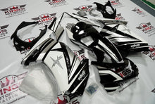 Fairing kit for a Kawasaki Ninja 250R (2008-2013) Black, White & Silver at KingsMotorcycleFairings.com