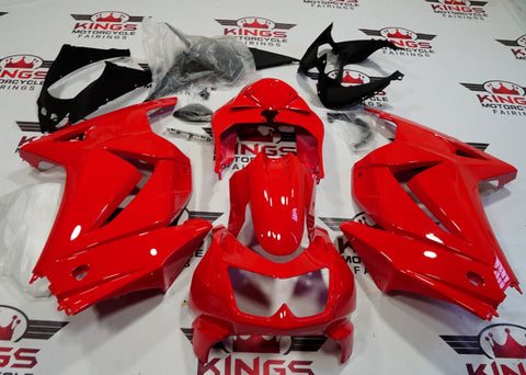 Fairing kit for a Kawasaki Ninja 250R (2008-2013) Red at KingsMotorcycleFairings.com