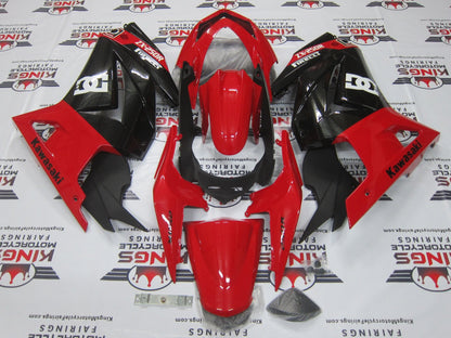Fairing kit for a Kawasaki Ninja 250R (2008-2013) Red & Black Pirelli at KingsMotorcycleFairings.com