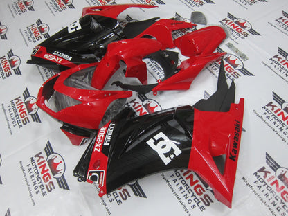 Fairing kit for a Kawasaki Ninja 250R (2008-2013) Red & Black Pirelli at KingsMotorcycleFairings.com