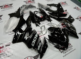Fairing kit for a Kawasaki Ninja 400 (2018-2023) Black, Silver & Gray by KingsMotorcycleFairings.com