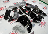 Gloss Black, Matte Black and Chrome Fairing Kit for a 2006 & 2007 Kawasaki Ninja ZX-10R motorcycle by KingsMotorcycleFairings.com