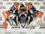 Fairing kit for a Kawasaki Ninja ZX10R (2008-2010) Orange & Black at KingsMotorcycleFairings.com