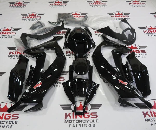 Fairing kit for a Kawasaki Ninja ZX10R (2011-2015) Black, Red & Silver at KingsMotorcycleFairings.com