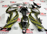 Fairing kit for a Kawasaki Ninja ZX10R (2011-2015) Matte Black, Yellow at KingsMotorcycleFairings.com