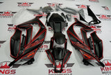 Fairing kit for a Kawasaki Ninja ZX10R (2011-2015) Matte Black, Red at KingsMotorcycleFairings.com