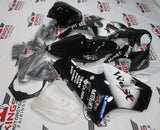 White and Black West Mobil Fairing Kit for a 2000 & 2001 Kawasaki Ninja ZX-12R motorcycle
