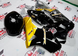Black, Dark Gold and White Fairing Kit for a 2002 & 2006 Kawasaki Ninja ZX-12R motorcycle by KingsMotorcycleFairings.com