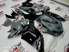 Fairing kit for a Kawasaki Ninja ZX14R (2006-2011) Black & Matte Dark Gray Fairings at KingsMotorcycleFairings.com