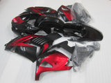 Fairing kit for a Kawasaki Ninja ZX14R (2006-2011) Black & Red at KingsMotorcycleFairings.com