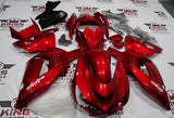 Fairing kit for a Kawasaki Ninja ZX14R (2006-2011) Red at KingsMotorcycleFairings.com