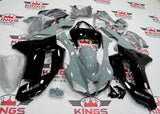 Fairing kit for a Kawasaki Ninja ZX6R 636 (2007-2008) Black & Nardo Gray at KingsMotorcycleFairings.com