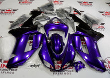 Fairing kit for a Kawasaki Ninja ZX6R 636 (2007-2008) Purple & Black at KingsMotorcycleFairings.com