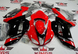 Fairing kit for a Kawasaki Ninja ZX6R 636 (2007-2008) Red & Black at KingsMotorcycleFairings.com