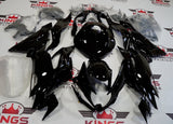 Black Fairing Kit for a 2019, 2020, 2021, 2022 & 2023 Kawasaki Ninja ZX-6R 636 motorcycle - KingsMotorcycleFairings.com