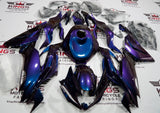 Fairing kit for a Kawasaki Ninja ZX6R 636 (2019-2023) Purple & Blue Chameleon at KingsMotorcycleFairings.com