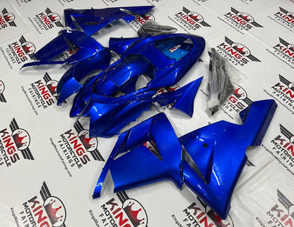 Fairing kit for a Kawasaki ZX10R (2004-2005) Blue at KingsMotorcycleFairings.com