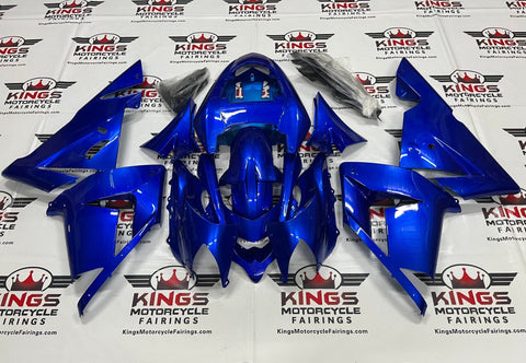 Fairing kit for a Kawasaki ZX10R (2004-2005) Blue at KingsMotorcycleFairings.com